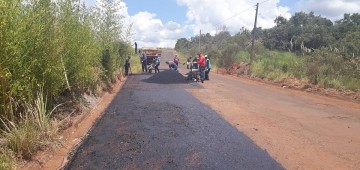 Estrada municipal danificada pelas chuvas é recuperada
