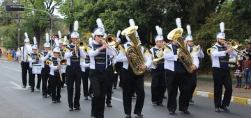 Banda Marcial estreou no desfile dos 157 anos degold mine slots paga mesmo
